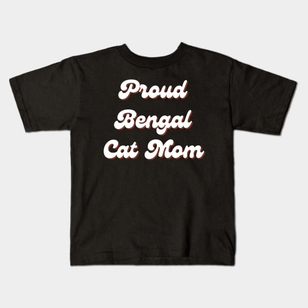 Bengal Cat Kids T-Shirt by CityTeeDesigns